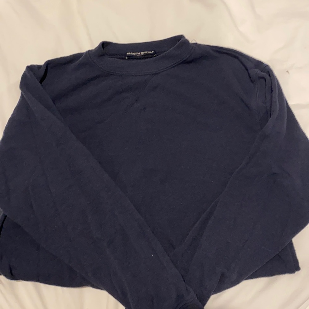 Brandy Melville navy blue crewneck
